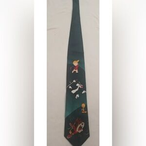 Vintage 1997 Tasmanian Devil Taz Looney Tunes Tie Warner Bros. By Balancine Inc.